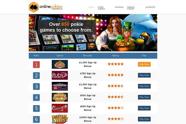 Site using Easing Slider plugin