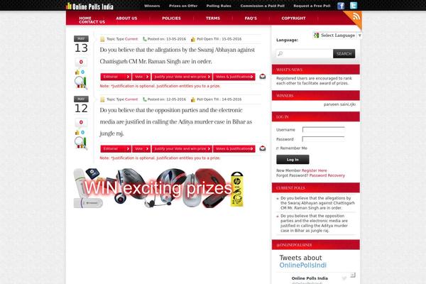 Colorbold theme site design template sample
