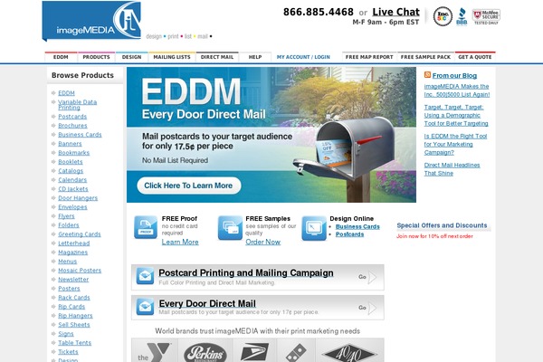 onlineprints.com site used Imagemedia