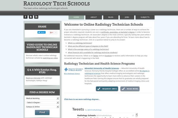 onlineradiologytechnicianschools.com site used Orts