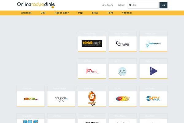 onlineradyodinle.com site used Radyowp