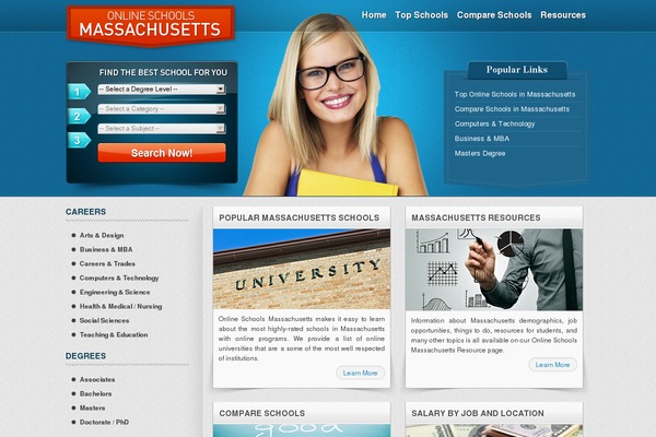 onlineschoolsmassachusetts.com site used Tsbnew
