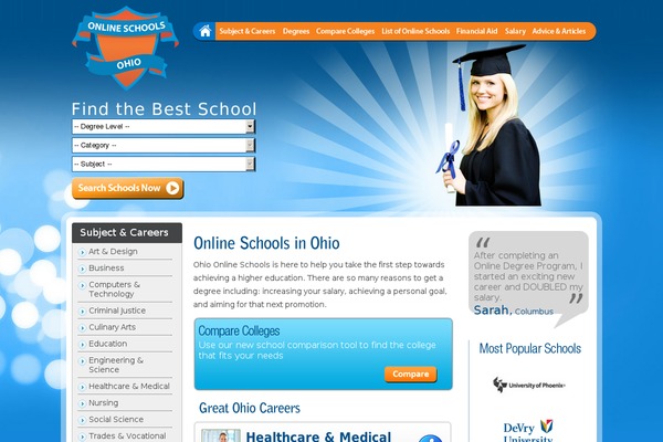 onlineschoolsohio.com site used Osohio
