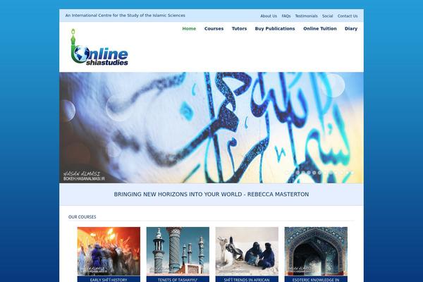 Gather theme site design template sample