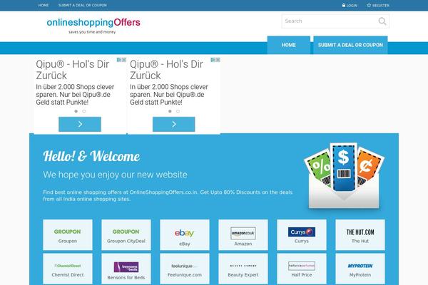 Cp theme site design template sample