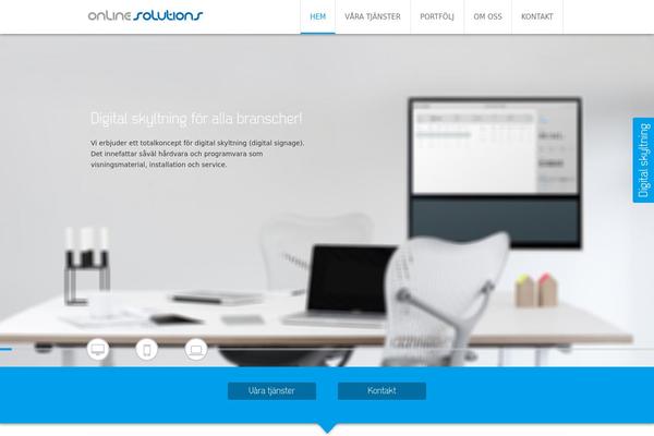 onlinesolutions.se site used Ostheme