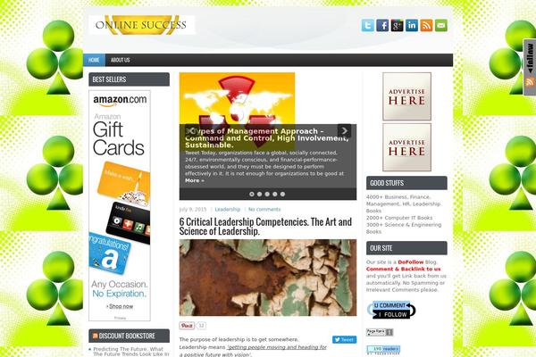 Indicate theme site design template sample
