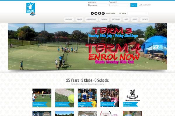 Bonanza theme site design template sample