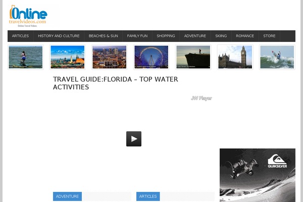 Site using Flickr Badges Widget plugin