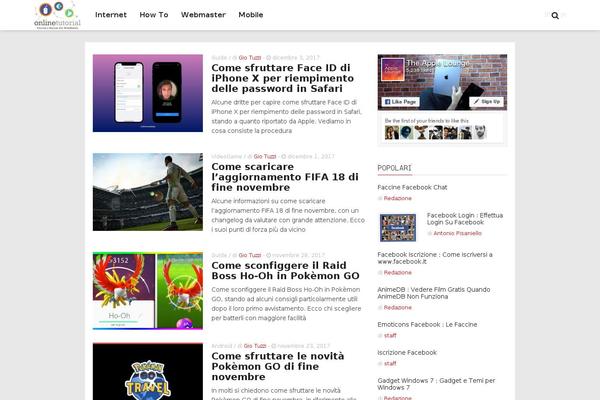 Admag theme site design template sample