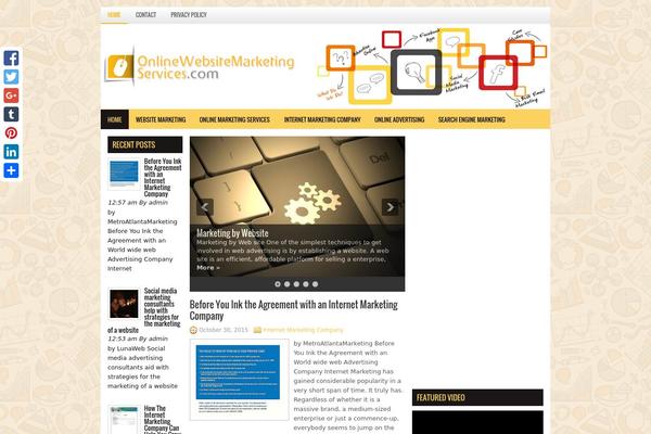 Yellow theme websites examples