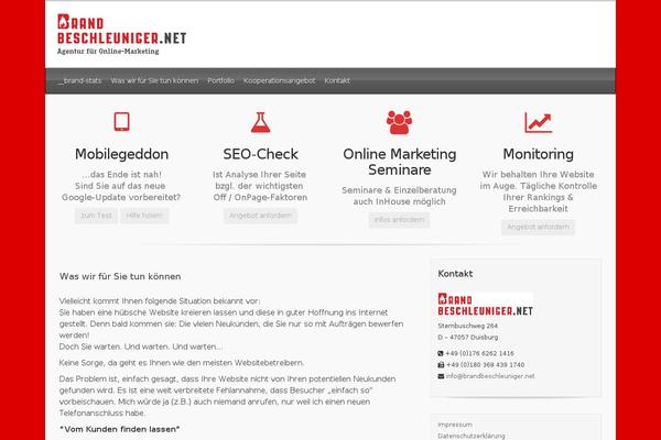 evolve theme site design template sample