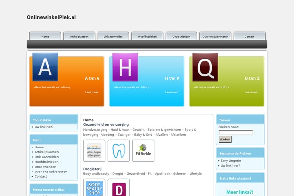 Site using Article Directory plugin
