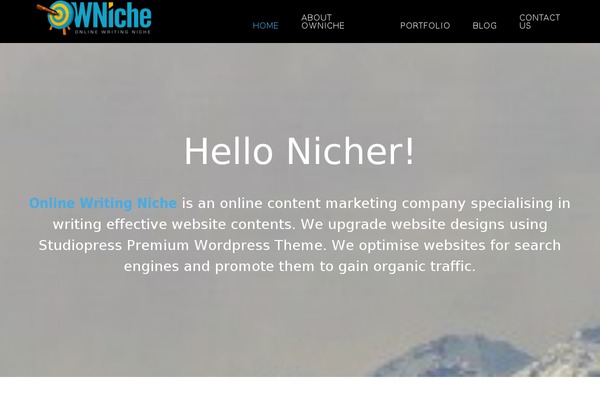 Site using Simple Social Icons plugin