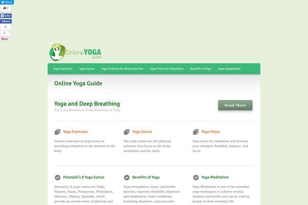 Wellness theme site design template sample
