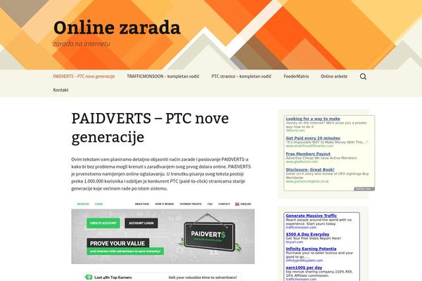 Twenty Thirteen theme site design template sample