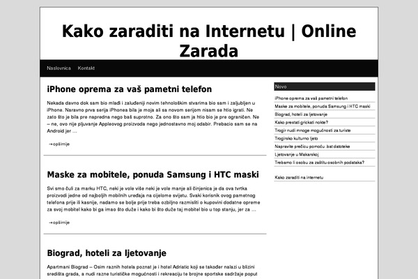 Twenty Fifteen theme site design template sample