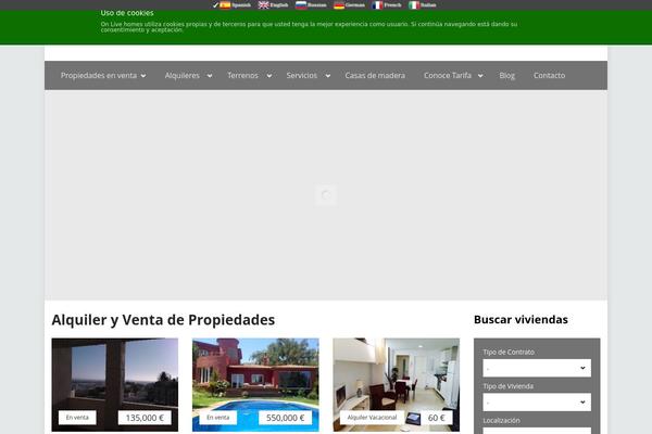 Realia theme site design template sample