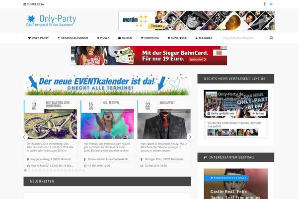 Master theme site design template sample