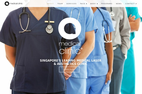 Shore theme site design template sample
