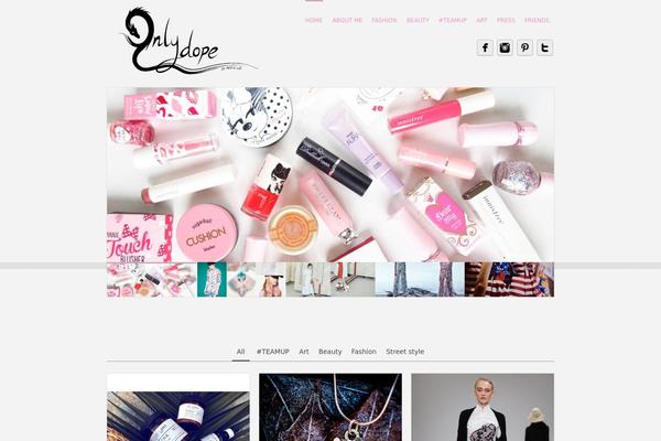 Folder theme site design template sample