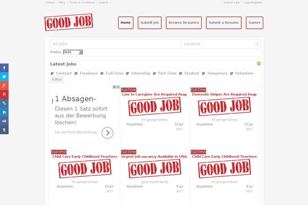 Site using Jobsuggest plugin