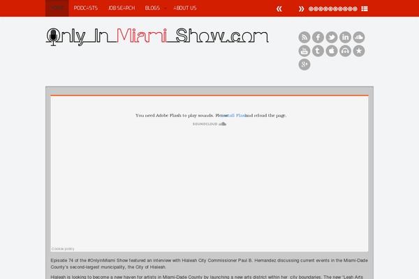 onlyinmiamishow.com site used Labelpro2