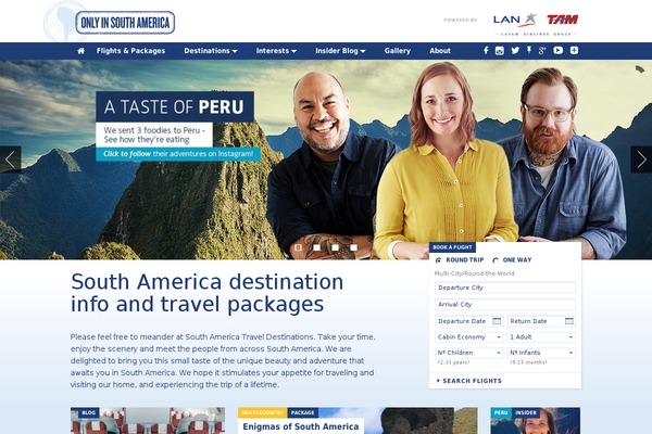 onlyinsouthamerica.com site used Oisa2013