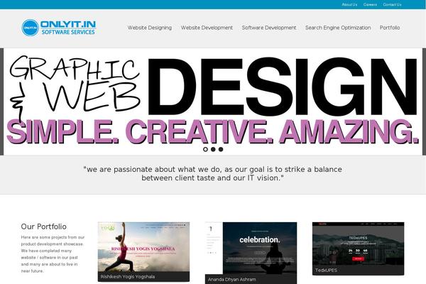 Panoramica theme site design template sample