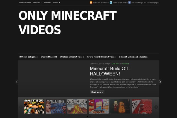 Videozoom theme site design template sample