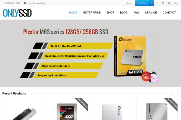 Shoptimizer theme site design template sample