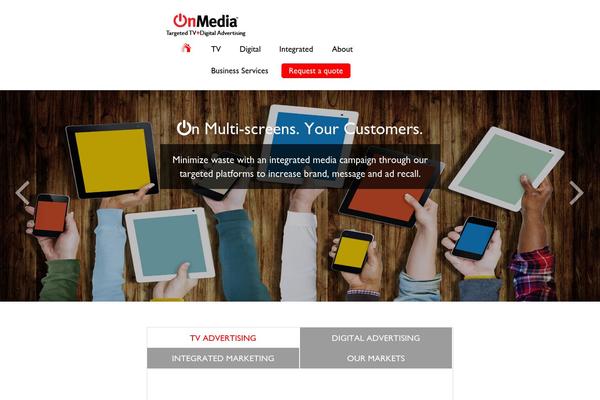 Infographer theme site design template sample