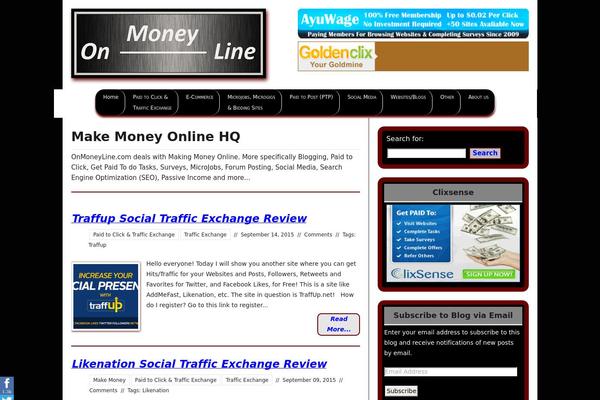 Ready Review theme site design template sample