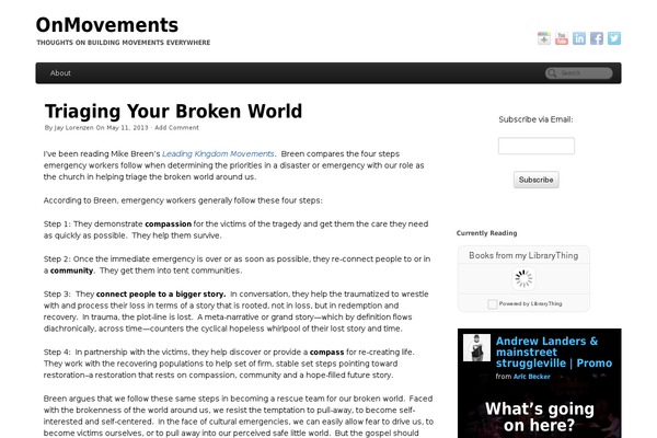 PageLines theme site design template sample