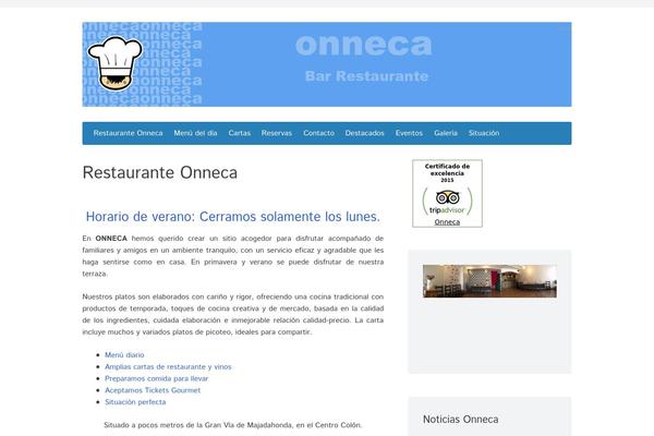 onneca.com site used Presentation Lite