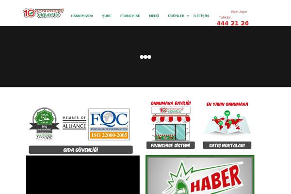 Cooker theme site design template sample