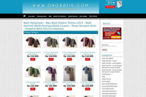 Pasaraya theme site design template sample