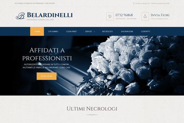 Blessing theme site design template sample