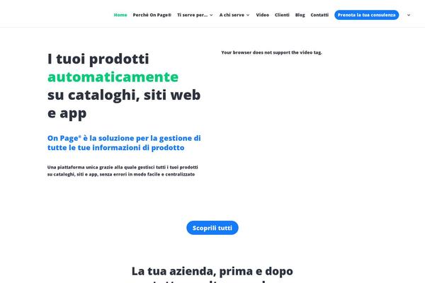 Divi Child theme site design template sample