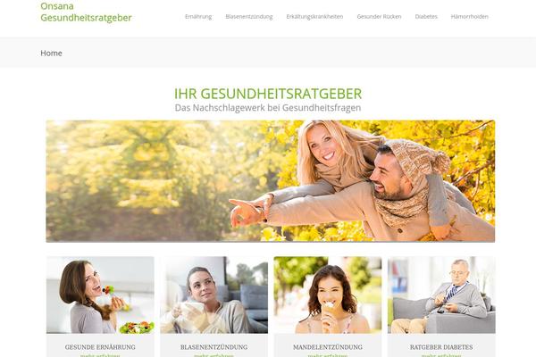 Astrum theme site design template sample
