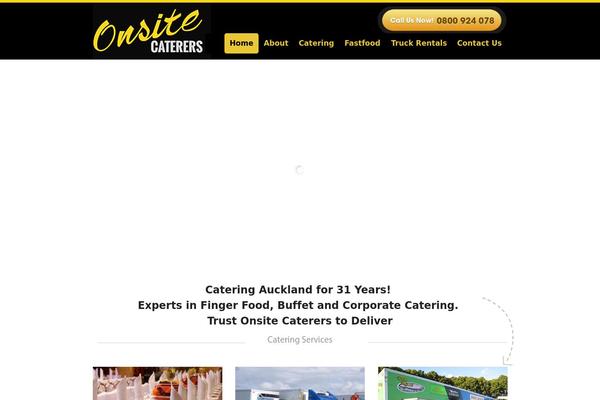 onsitecaterers.co.nz site used Frameworkfoundation