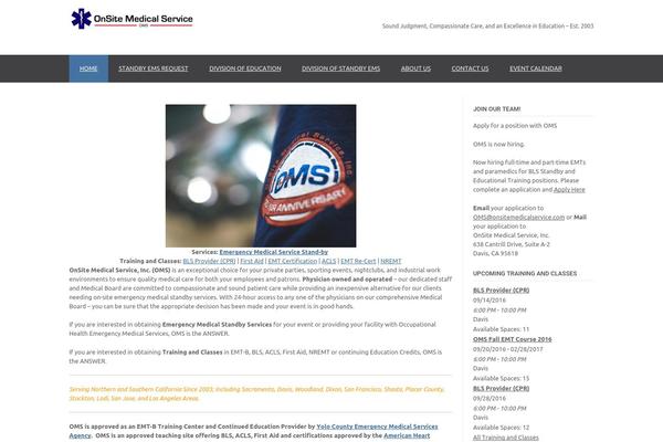 Site using Events-manager-pro plugin