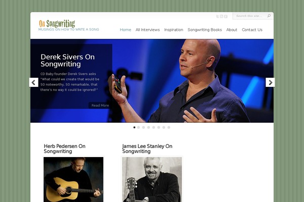Chameleon theme site design template sample