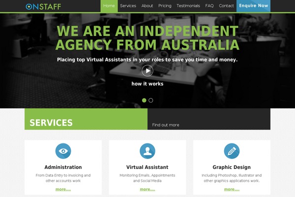 Locus theme site design template sample