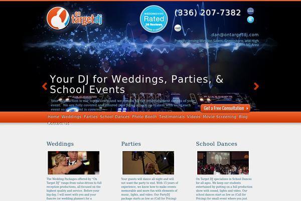 Webly theme site design template sample