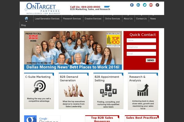 ontargetpartners.com site used Unsnec