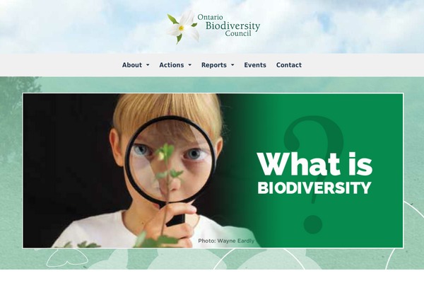 ontariobiodiversitycouncil.ca site used Obc-theme