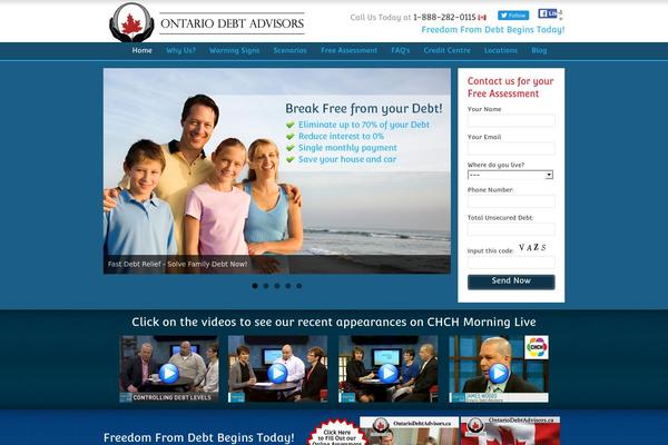 ontariodebtadvisors.ca site used Oda