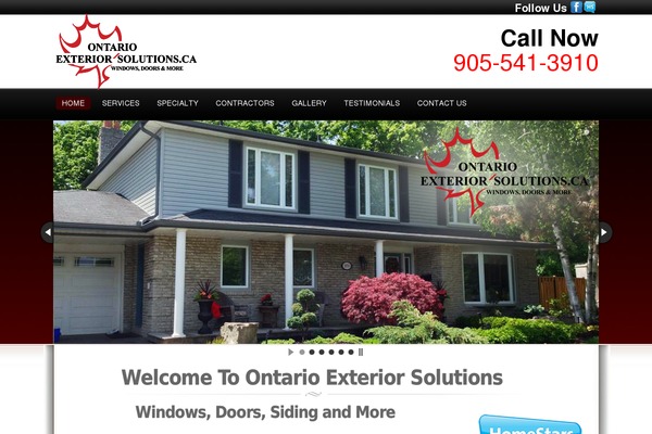 ontarioexteriorsolutions.ca site used Oes