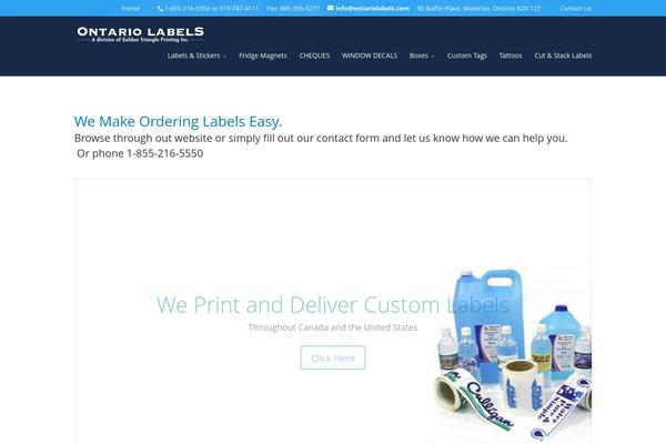 Redbiz theme site design template sample